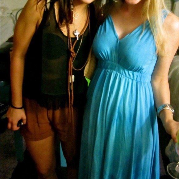 Gypsy 05 Blue Tie Dye Maxi Dress - Picture 5 of 5